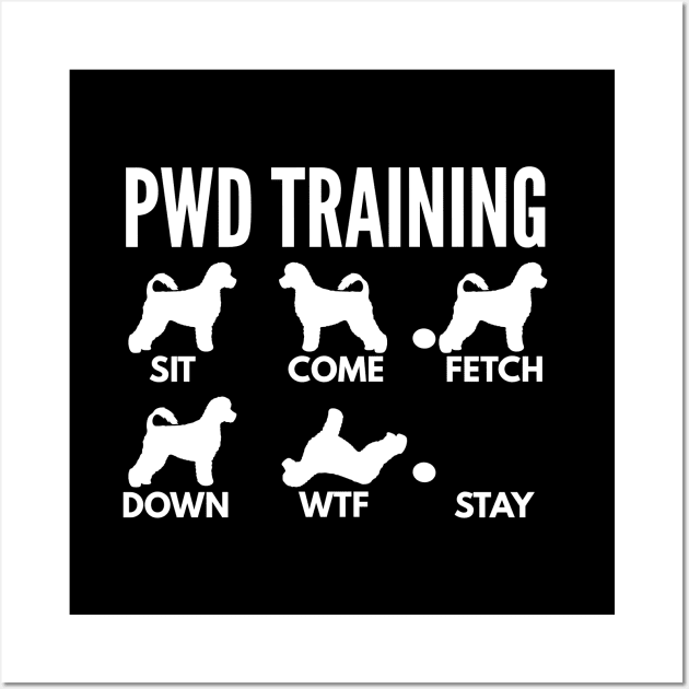 Portuguese Water Dog Training PWD Dog Tricks Wall Art by DoggyStyles